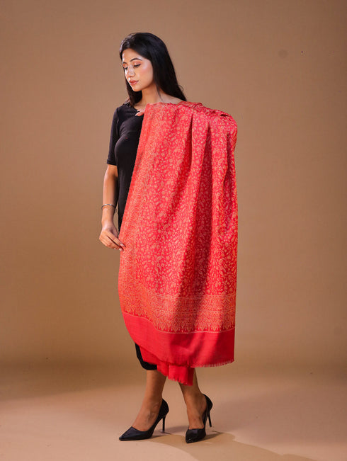Women's Jamawar Wool Shawl